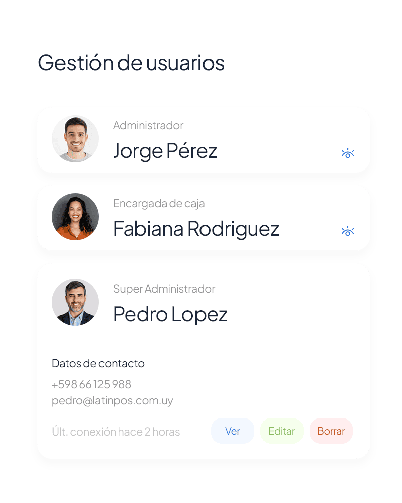 gestión de usuarios